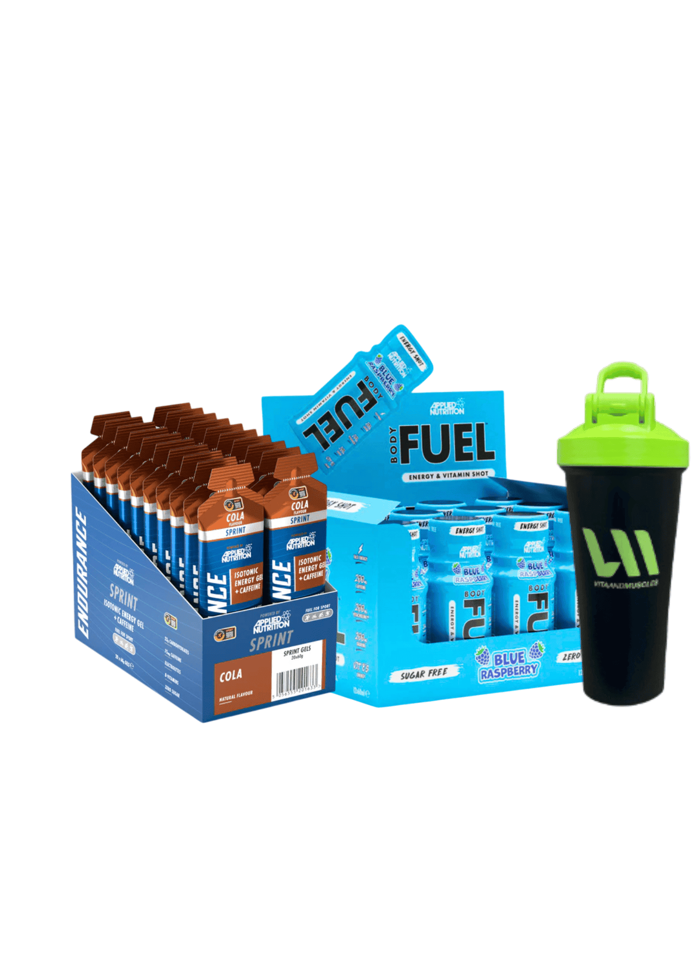Runner Pack Endurance: 20 geles + 12 Shot Body fuel + shaker vm
