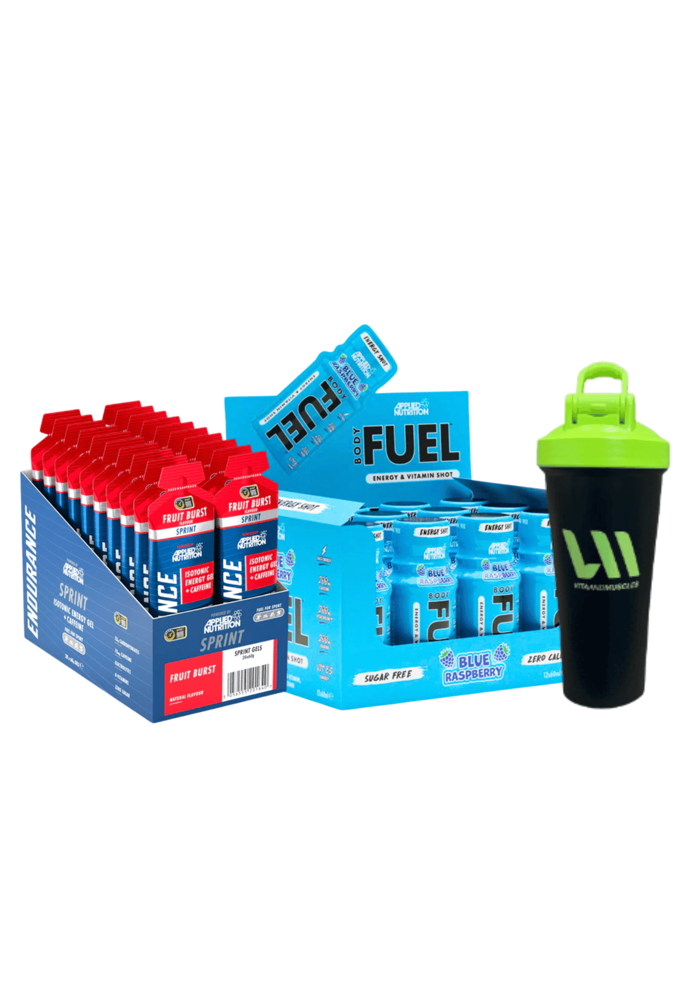 Runner Pack Endurance: 20 geles + 12 Shot Body fuel + shaker vm