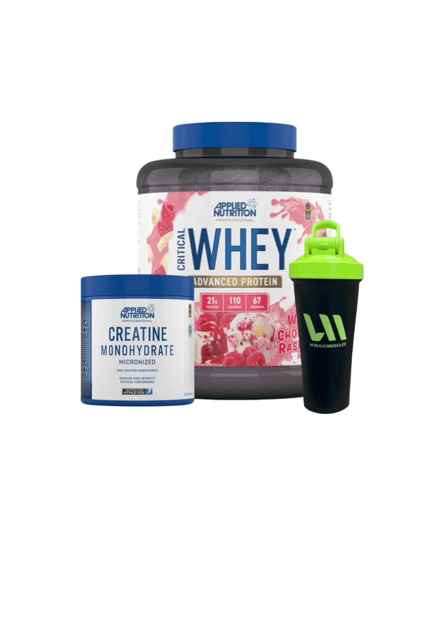 Proteina Applied 2kg + Creatina 250 grs + Shaker