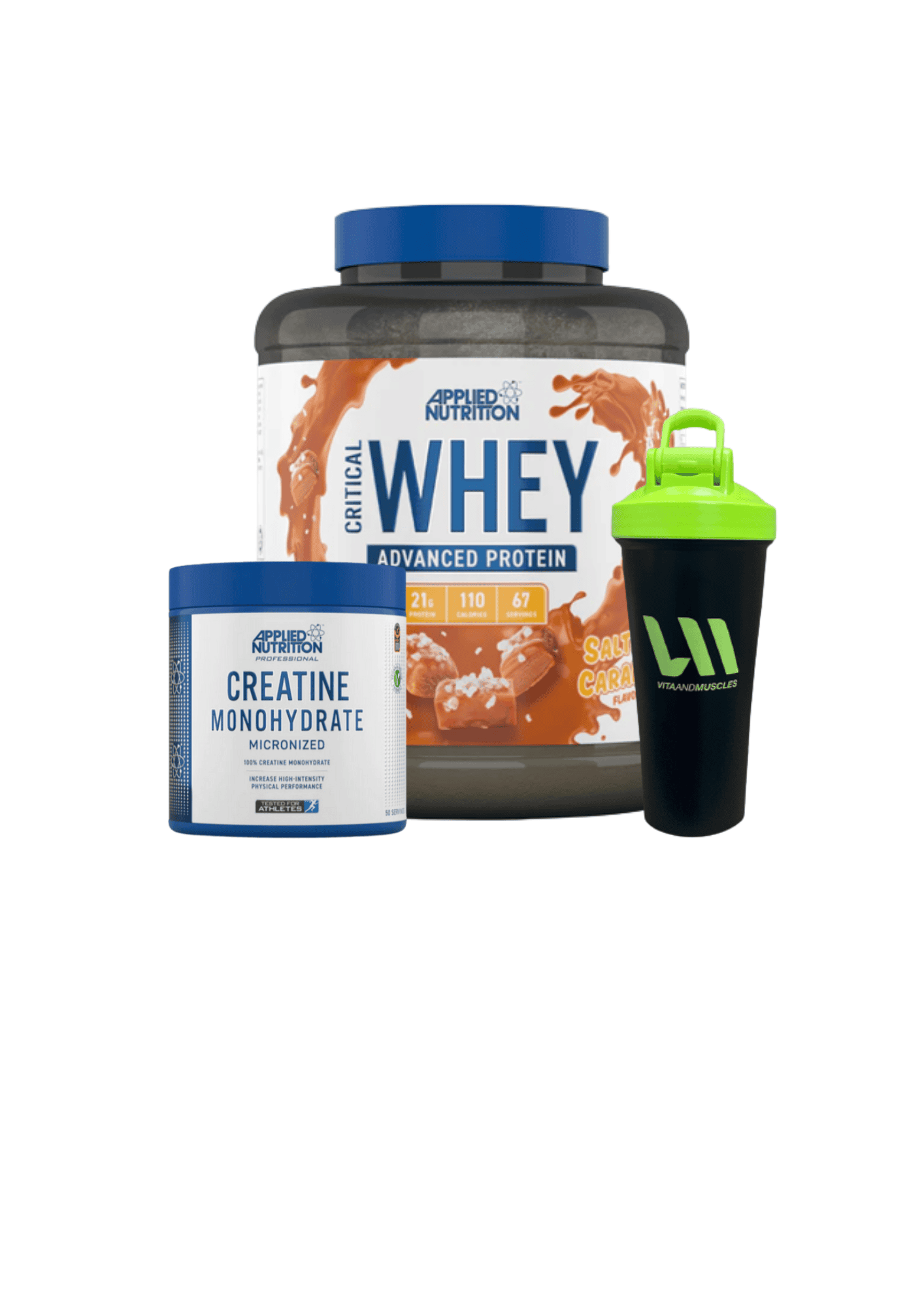 Proteina Applied 2kg + Creatina 250 grs + Shaker
