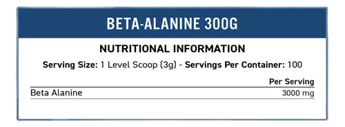 Beta Alanina Applied Nutrition 300 grs