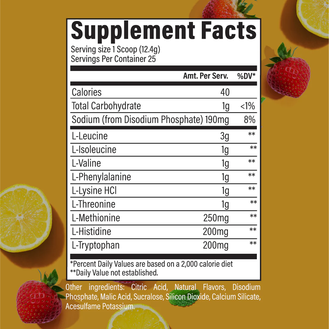 EAA Essential Aminoacidos Raw Nutrition