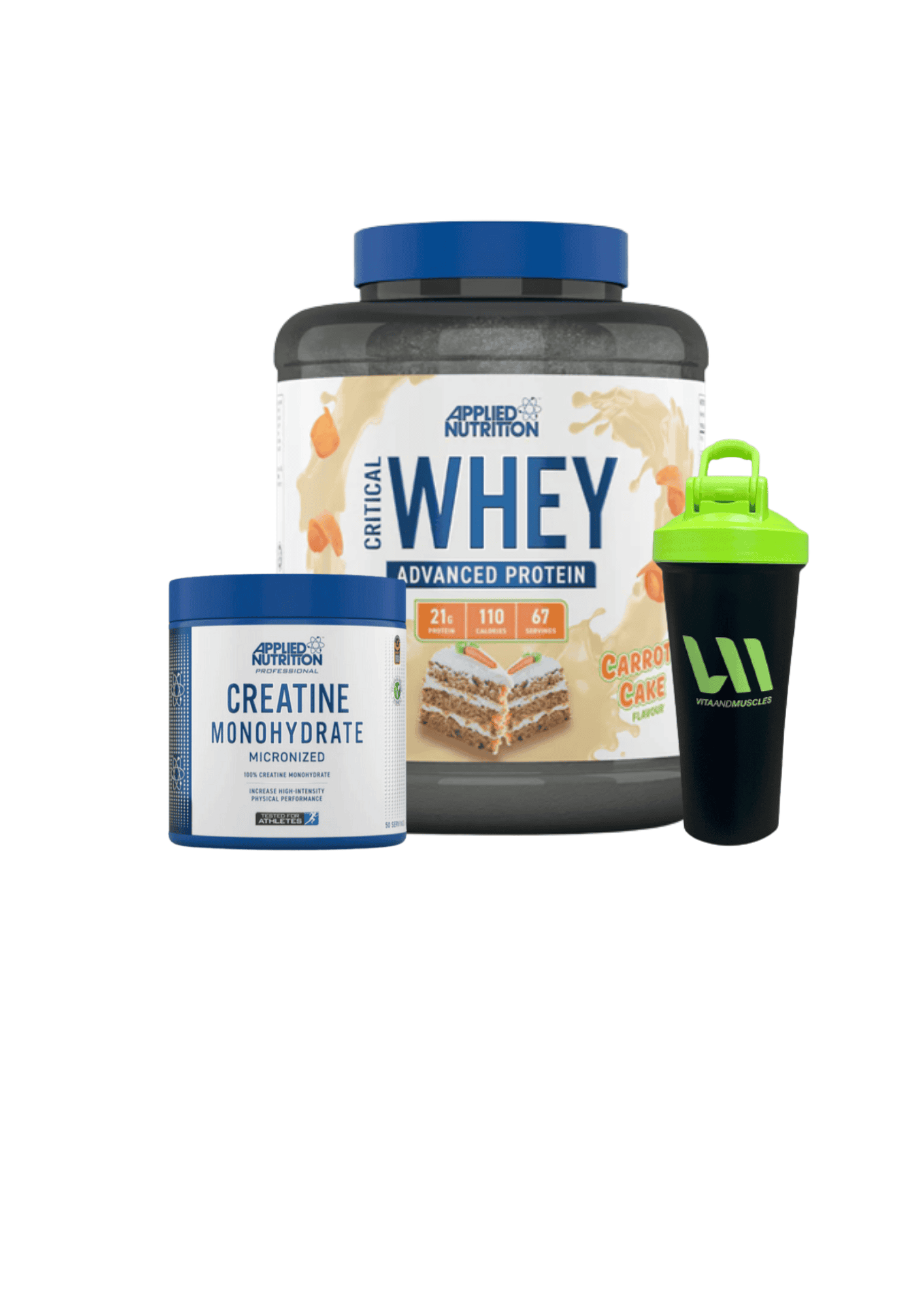 Proteina Applied 2kg + Creatina 250 grs + Shaker
