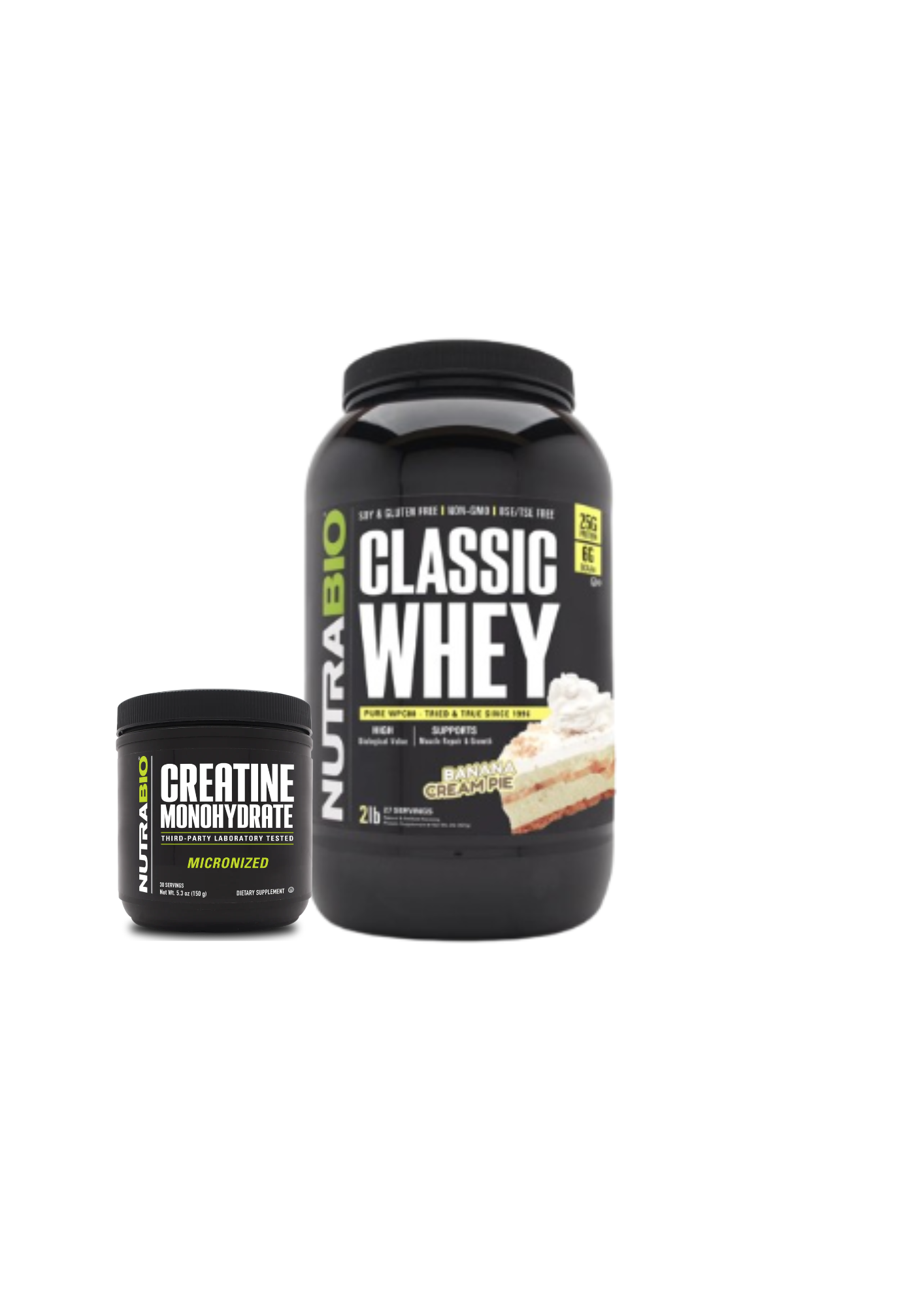 Mini pack Nutrabio Classic Whey 2 libras