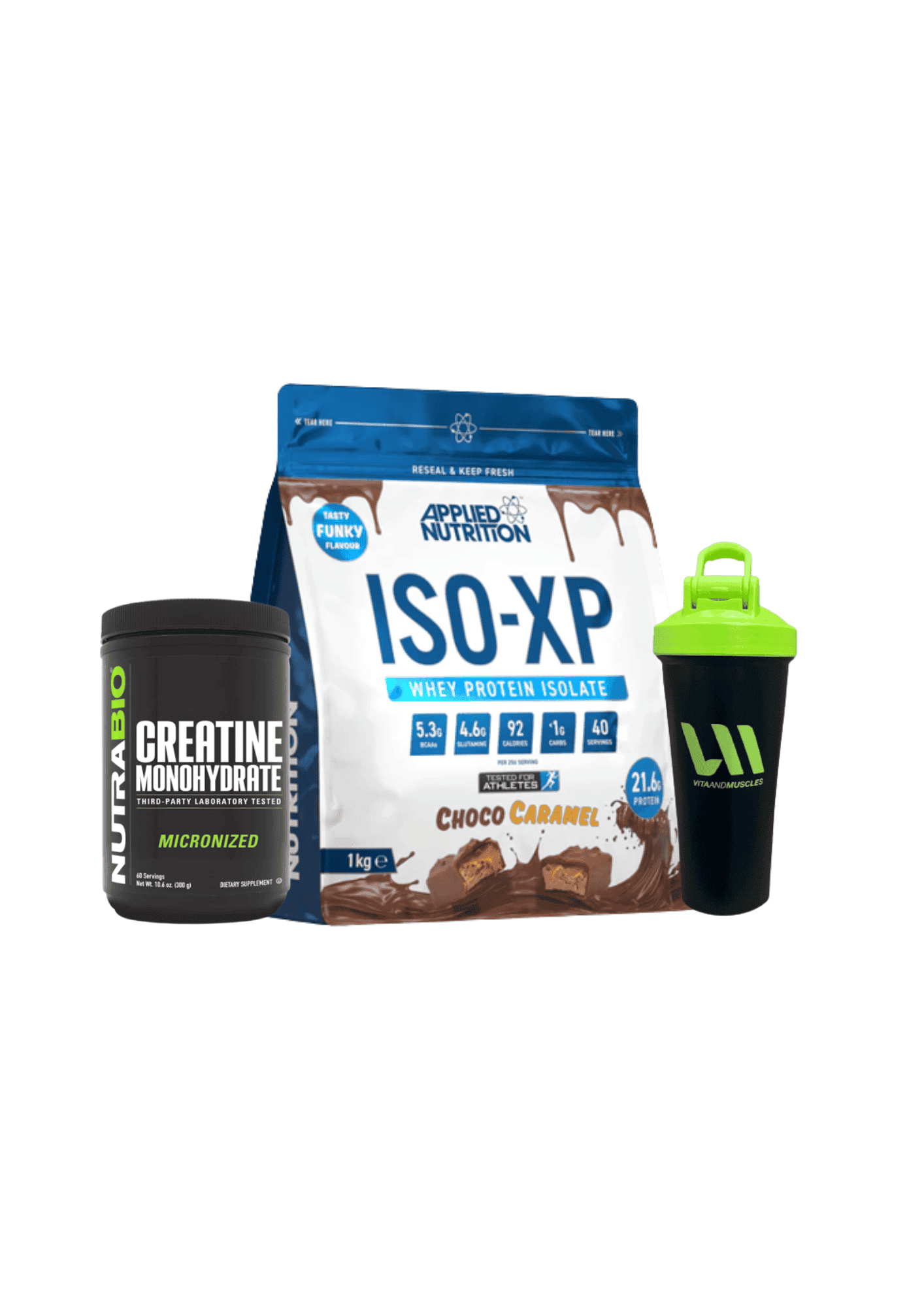 ISO XP  1 KG + Creatina 300 grs NB + Shaker