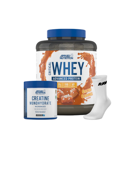 Critical Whey 2KG + Creatina 250 grs + Calcetines RAW