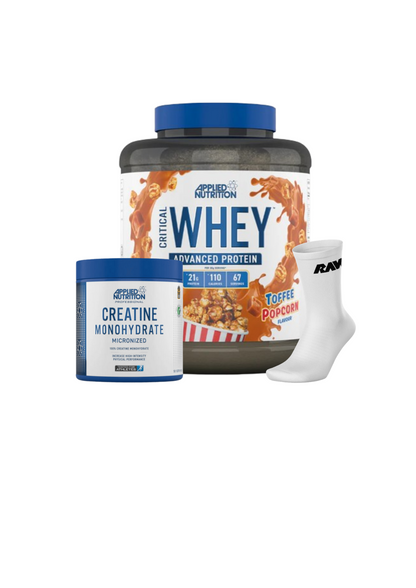 Critical Whey 2KG + Creatina 250 grs + Calcetines RAW