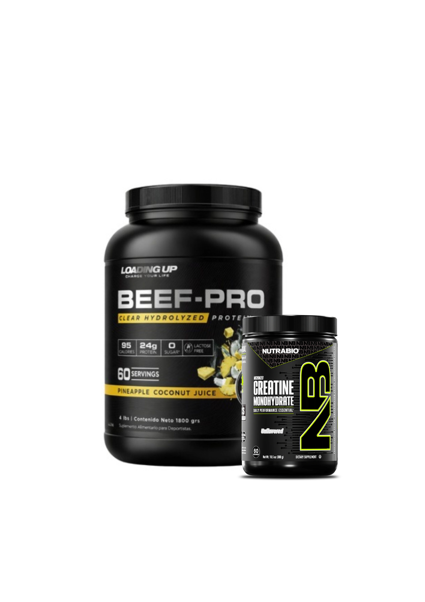 Proteina Beef pro 60 serv + Creatina 300 grs