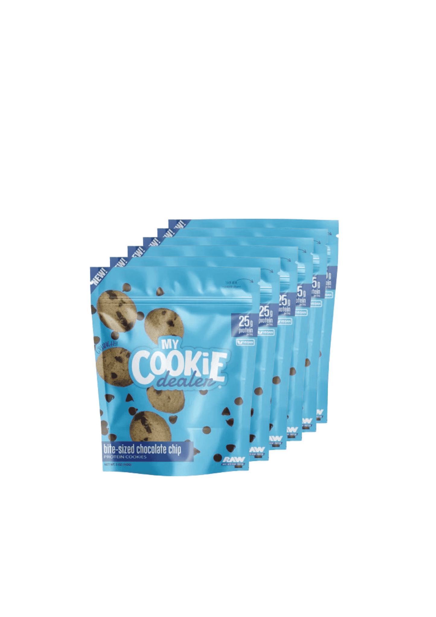 6 Pack Protein Cookie Bites Raw