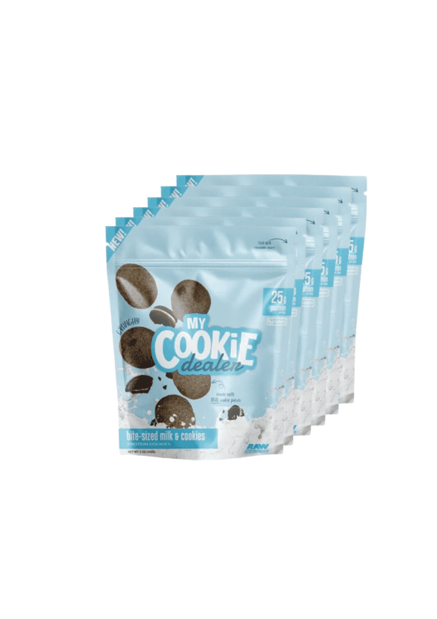 6 Pack Protein Cookie Bites Raw