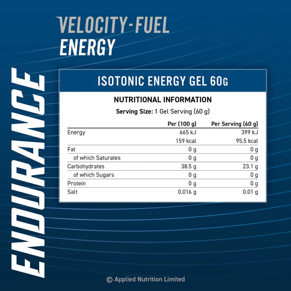 Isotonic Energy Gel Applied Nutrition (20 unidades)