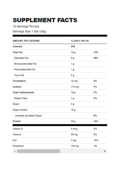 Allmax Hexa Pro Protein Bar